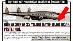 Kaybolduktan 35 Yil Sonra Geri Donen Ucak Kult Tv Offical