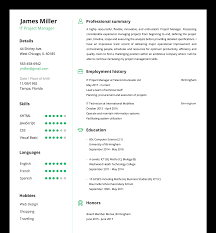 Use this example of a simple resume. 1 Free Online Resume Builder Make A Professional Resume In 5 Minutes Resumebuild