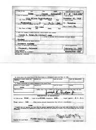National personnel records center, 9700 page ave., st. Joseph Robinette Biden Jr S Selective Service Draft Card And Selective Service Classification Ledger National Archives