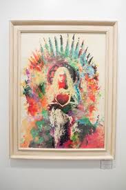 Danearys Targaryen Painted Game Of Thrones Art Art Poster Art