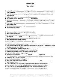 Scopri ricette, idee per la casa, consigli di stile e altre idee da provare. Everyday Use By Alice Walker Complete Guided Reading Worksheet By Teacher Man