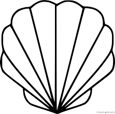 It is exactly the stage your little children are going by right now. Very Easy Scallop Shell Coloring Page Coloringall