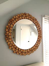 Check out our mirror squares selection for the very best in unique or custom, handmade pieces from our mirrors shops. Diy Idea Wood Slice Crafts Mirror Frame Diy Diy Mirror