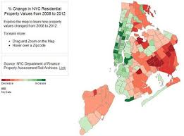 Nyc S Changing Property Values In Map Form Property Values Nyc House Prices