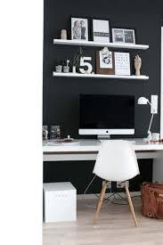 Office design ideas black and white appricot office walls. 75 Small Home Office Ideas For Men Masculine Interior Designs