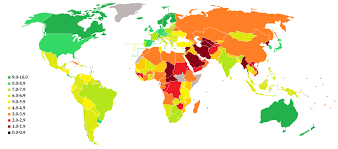 Electoral process and pluralism, functioning of government, political participation, political culture, and civil liberties. Datei Democracy Index 2011 Png Wikipedia