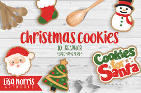 Download Christmas Cookies Clip Art Graphics Graphic By Lisa Norris Artworks Creative Fabrica SVG Cut Files