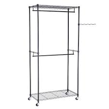We did not find results for: Songmics Rolling Garment Rail Rack Wardrobe Storage With 2 Movable Hanging Rods 2 Adjust Shelves 90 X 45 X 200 Cm Black Lgr60p Buy Online In China At China Desertcart Com Productid 48734856
