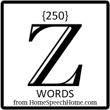 250 Z Words Phrases Sentences Paragraphs Grouped By Place Syllable