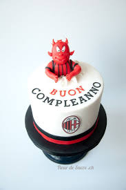 Ac Milan Cake By Fleur De Sucre Ch Http Www Fleurdesucre Ch Idee Torta Torte Pasticceria