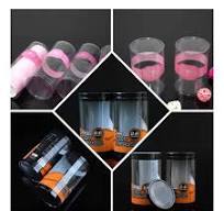 Cheap Print PVC Clear Plastic Cylinder Packaging Gift Box ...