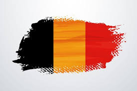 Die streifen waren ursprünglich horizontal. Belgien Flagge Hintergrund Kostenlose Vektor