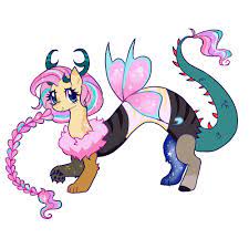 my concept for a draconequus fluttershy : r/mylittlepony