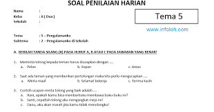 Check spelling or type a new query. Soal Tematik Kelas 2 Sd Tema 5 Subtema 2 Kurikulum 2013 Pengalaman Di Sekolah Dan Kunci Jawaban Infoloh Com