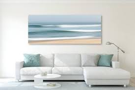 Coastal Wall Decor Large Abstract Beach Canvas Wall Art Etsy Cuadros Para Sala Decoracion Apartamento Playa Cuadros De Pared