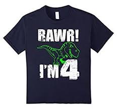 Birthday Shirt Ideas For 8 Year Old Boy Amazon Com Kids 4th Birthday Dinosaur Gift T Shirt For 4 Year Old Boys Girls 8 Navy Clothing Dinosaur Gifts 4 Year Old Boy Birthday 4 Year Old Boy
