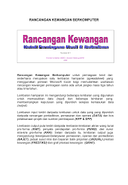 Latih tubi disediakan oleh en kairul smk tasek utara 2latihan (4)1. Ent Rancang Kewangan Studocu