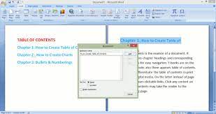 How To Create A Clickable Custom Table Of Contents In Microsoft Word Or Pdf