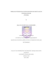 Focus of this study only on two factors, namely technology and students characteristics. Format Fyp Uitm