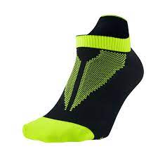 New Nike Elite Lightweight Running Socks Men S Shoe Size 6 7 5 Black Neon Yellow Nike Athletic Mens Running Socks Running Socks Girls Ankle Socks