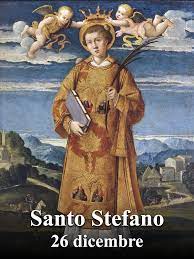In la chiesa cattolica, attraverso un atto proprio del magistero del papa, proclama santo una persona solo in seguito all'esito di un articolato procedimento detto canonizzazione. Santo Stefano