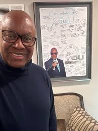 It's a great day for me. I got to have a company hang up in my home all the  honors I received when I retired from Fox 2 after 45 years. Among