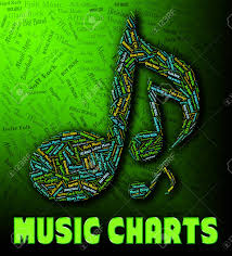 Chart Music Representing Hit Parade And Best