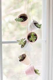 Hanging Terracotta Hand Painted Succulent Wall Planter Mini Etsy In 2021 Succulent Wall Planter Hanging Succulents Succulent Wall
