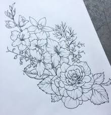 52 Ideas Drawing Tattoo Love Thighs For 2019 Floral Thigh Tattoos Line Art Tattoos Flower Tattoo Sleeve