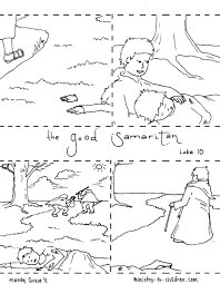 Print them all for free. The Good Samaritan Coloring Pages
