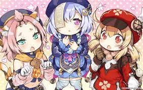 Genshin impact klee anime art аниме арт. Klee Qiqi Diona Genshin Impact Official Community