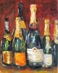 Simply Champagne By Amy Dixon Wine Painting Art Beautiful Art