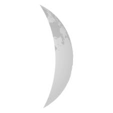 Waxing Crescent Realistic Moon Icon Moon Icon Moon Icon