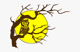 You can download the halloween moon cliparts in it's original format by loading the clipart and. Halloween Moon Clipart Owl Black And White Hd Png Download Kindpng