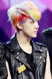10 Photos Prove Exo Sehun Was Born To Be A Star Koreaboo Rambut Warna Warni Rambut Pelangi Rambut