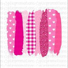 Pink Brush Stroke Background Valentines Png Brush Strokes Etsy Pink Brushes Brush Strokes Valentine Clipart