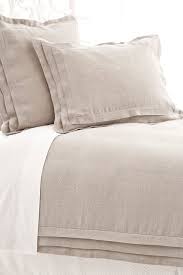 pleated linen natural duvet cover pine cone hill nevresim takimlari yatak odasi yatak