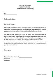Job confirmation letter sample will be handy for hr professionals. 20 Free Confirmation Letter Templates Samples How To Write