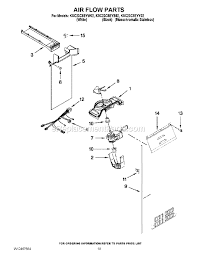 After connecting the refrigerator to a water source or replacing the water filter limpiador de acero inoxidable: Kitchenaid Refrigerator Ksc23c8eyy02 Ereplacementparts Com