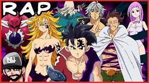 Ten Commandments Rap Nlj Rustage Dps Gbj More Seven Deadly Sins Rap Nanatsu No Taizai Y Seven Deadly Sins Seven Deadly Sins Anime Japanese Fantasy