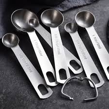 A tablespoon is a large spoon. 6pcs Kitchen Measuring Spoon Set Stainless Steel Tablespoon Measuring Spoon With Scale Sugar Coffee Scoop Baking Measuring Tools Measuring Spoons Aliexpress