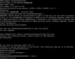 Upgrade Brocade San Switch Firmware