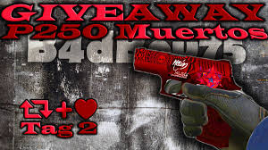 0.60 skins wear/float videos skin showcase: B4dboy75 On Twitter P250 Muertos Giveaway 2 Days To Enter 1 Rt Like 2 Follow Me 3 Tag 2 Friends 4 Leave A Like Https T Co Bwfwqqemyt Csgogiveaway Csgo Giveaway P250 Https T Co Leogojnzn7