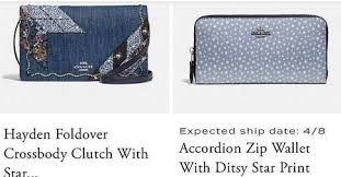d store diversification coach 銀包 手腕包 手袋 斜孭袋 背包 totebag crossbody 未見到有你心水既朋友仔可以發圖問價 睇下有無你份 實在太多 店主都發唔切相 in 2020 crossbody clutch zip wallet star print