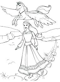 You can now print this beautiful pegasus winged horse hard advanced adult animal coloring page or color online for free. Barbie With Pegasus Coloring Pages Barbie Horse Coloring Pages Coloring Pages For Kids And Adults