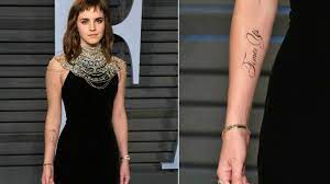 Emma watson vf 2018 oscars party. Hogwarts Education Wasted Emma Watson Just Got A Tattoo With A Grammatical Mistake