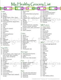 Healthy Grocery Shopping List Healthy Groceries Healthy Grocery List Healthy Grocery Shopping