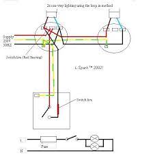 The schematic is nice and simple to visualise the principal of how this works but is 2 way switching means having two or more switches in different locations to control one lamp. Electrics Single Way Lighting