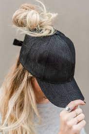 Hey Girl We Get It You Don T Have The Desire To Wash Your Hair Today But You Need A Way To Still Looked Pulled Together Our Messy Bun Baseball Hats Allow For