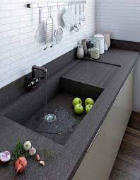 One Piece Kitchen Countertop And Sink Designs Kitchen Decor Collections Kitchen Island With Sink Countertops